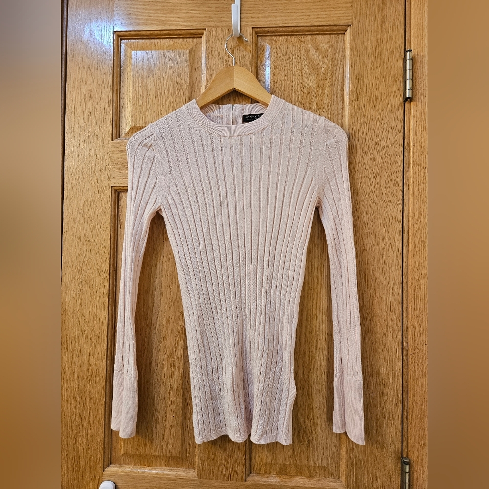 Banana Republic Merino Sweater in Soft Pink